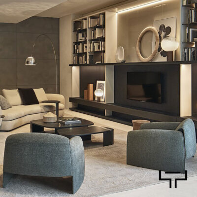 Poltrona Poliform modello Le Club - immagine 2